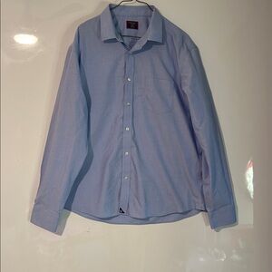 UNTUCKit Men's Long Sleeve Dress Shirt New York Yankees Blue Logo Size XL